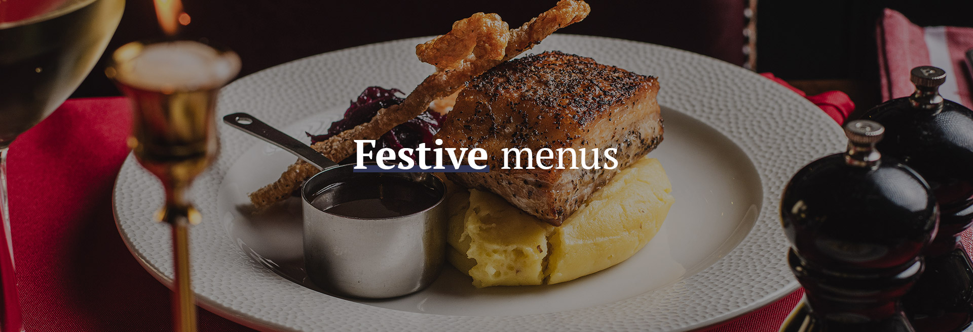 Christmas menu at The Ranelagh